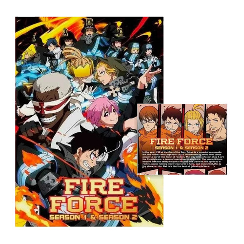 Fire force anime - dvd, complete
