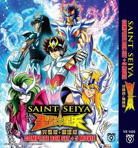 Dvd anime saint seiya - dvd, complete
