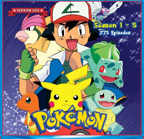 Dvd anime pokemon season 5 - anime,